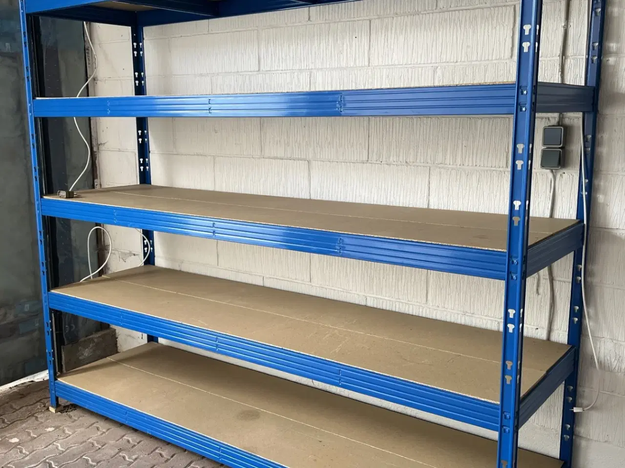Billede 2 - Regalux tunglastreol, 5 hylder 200x240x70. 450 kg