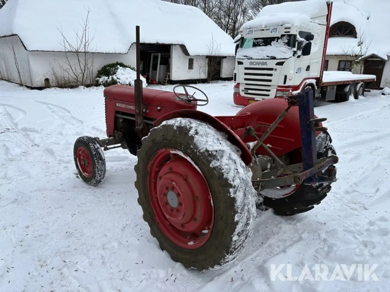 Billede 3 - Veterantraktor Massey Ferguson 65 4-cylinderet diesel
