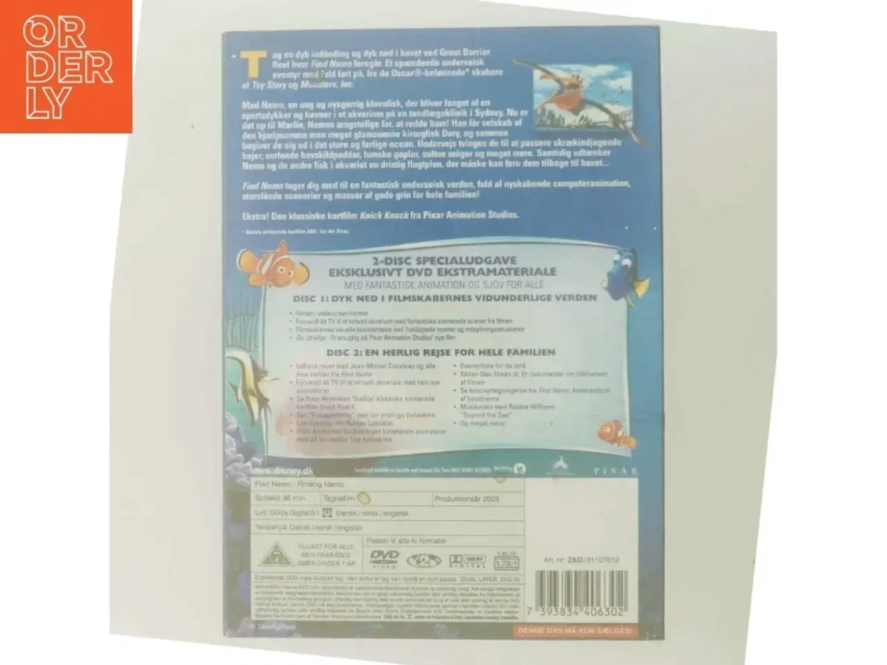 Billede 3 - Find Nemo med Albert Brooks (DVD)