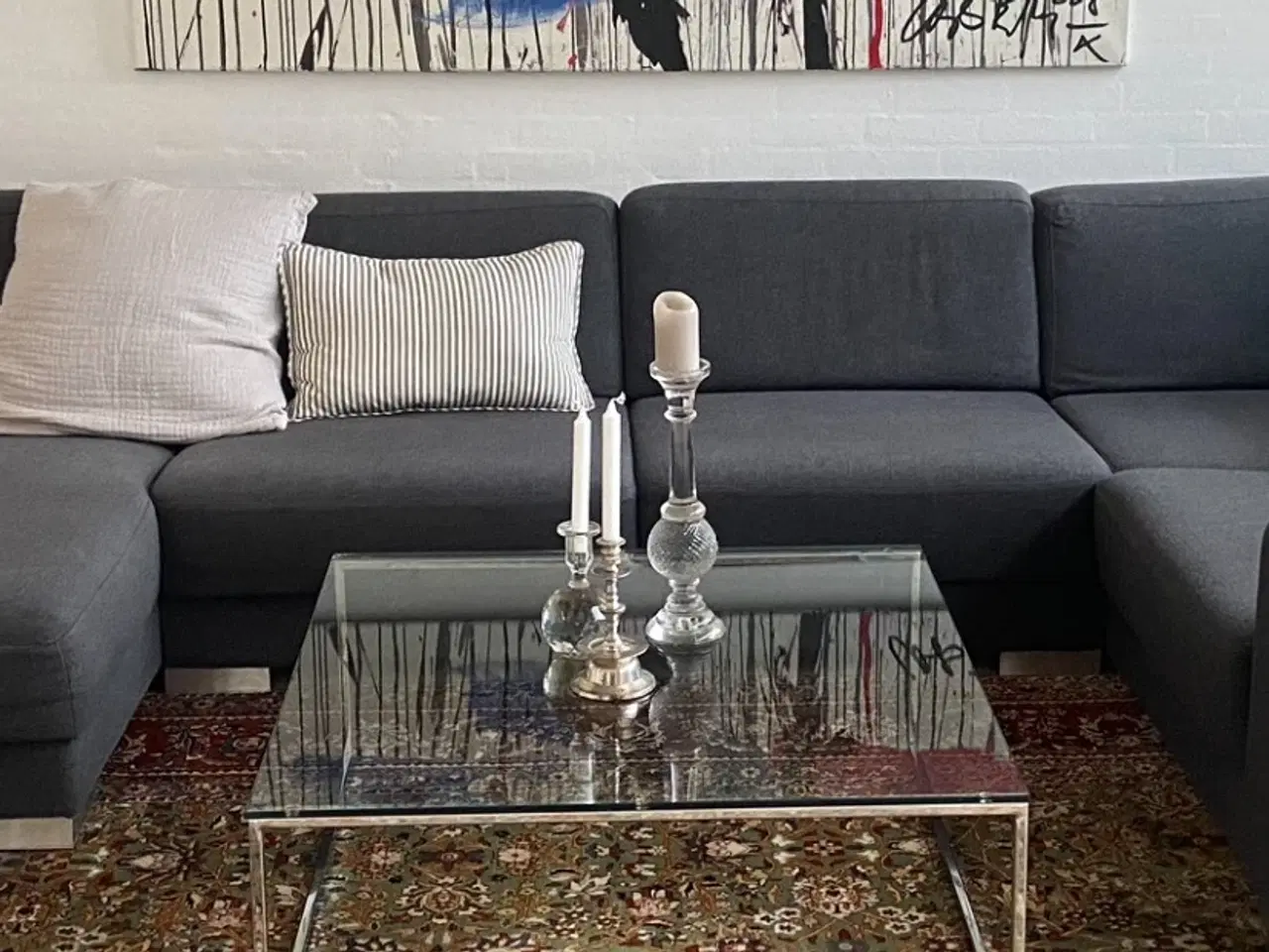 Billede 1 - Sofabord i glas