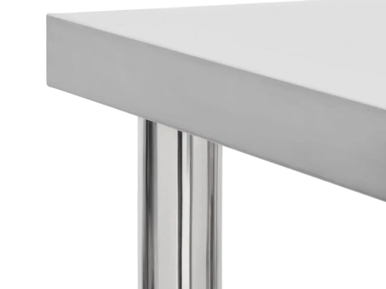 Billede 4 - Arbejdsbord med hjul til køkken 60x45x85 cm rustfrit stål