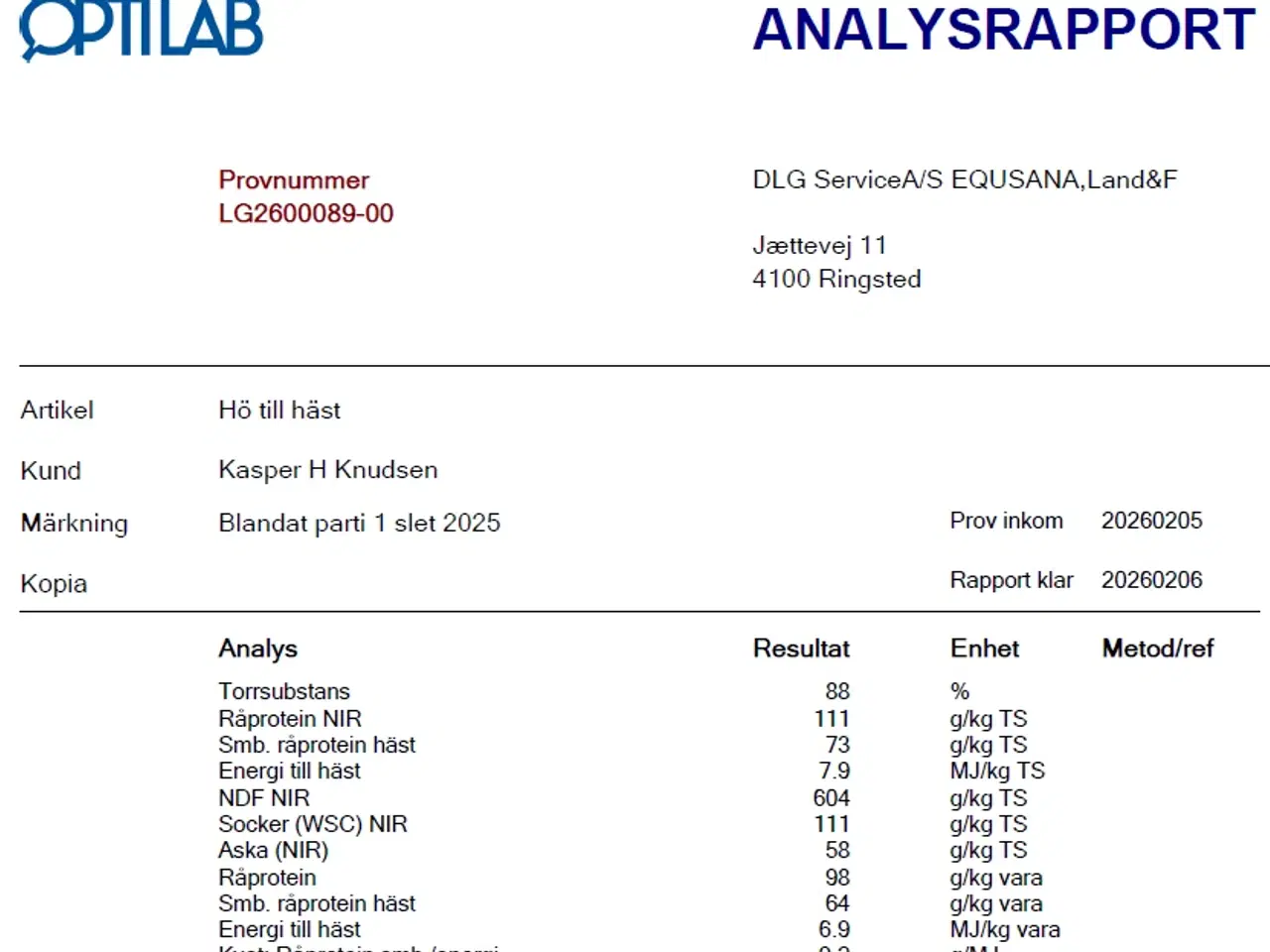Billede 4 - Kvalitet's hø til din hest. 🐎🐎 Med Analyse