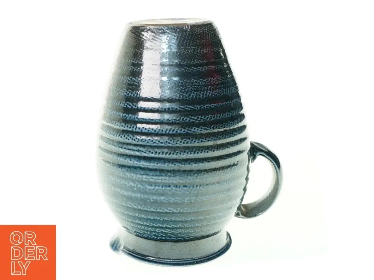 Billede 3 - Hånddrejet Saltglaseret Keramik Kande fra Anders Fredholm (str. 20 x 13 cm)