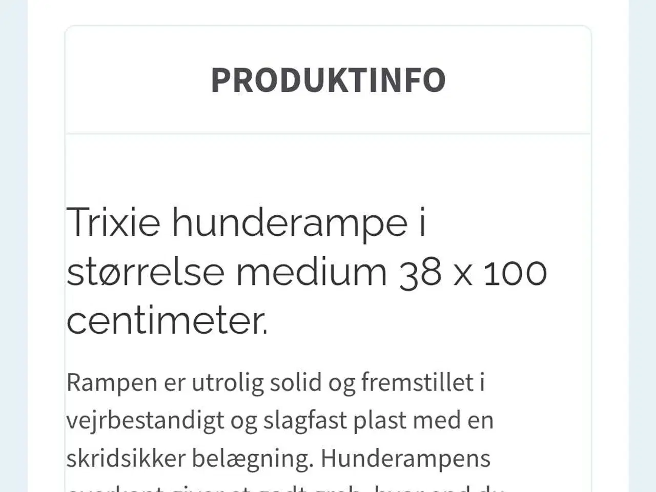 Billede 3 - Hunde rampe 