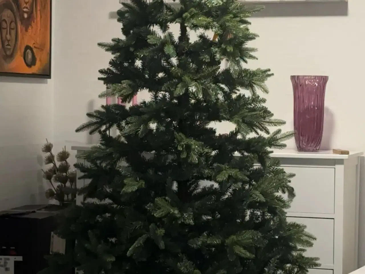 Billede 2 - Kunstigt juletræ 210cm