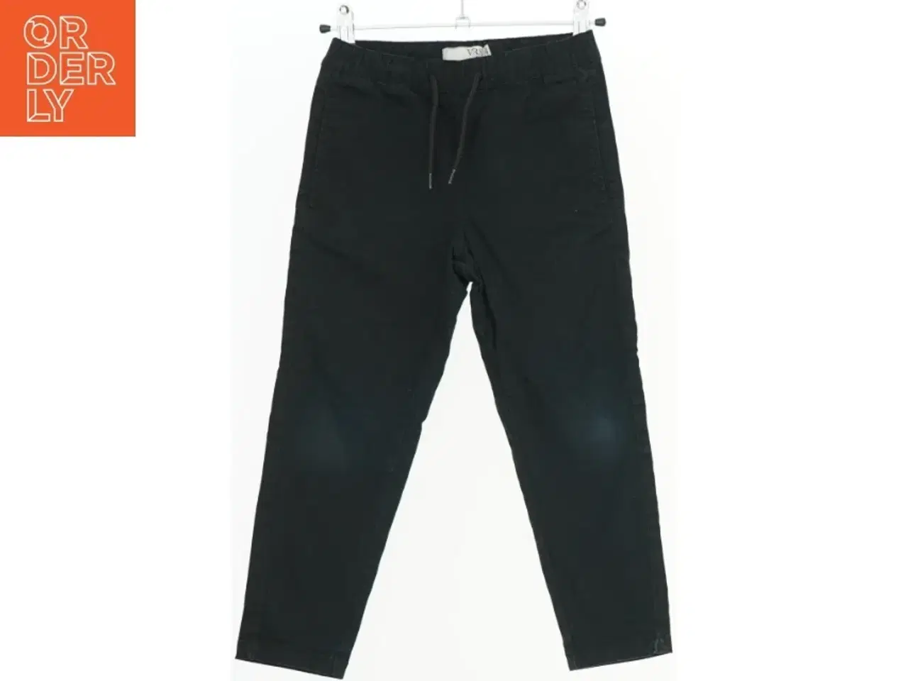 Billede 1 - Sorte bukser med elastisk talje og snøre fra VRS (str. 116)