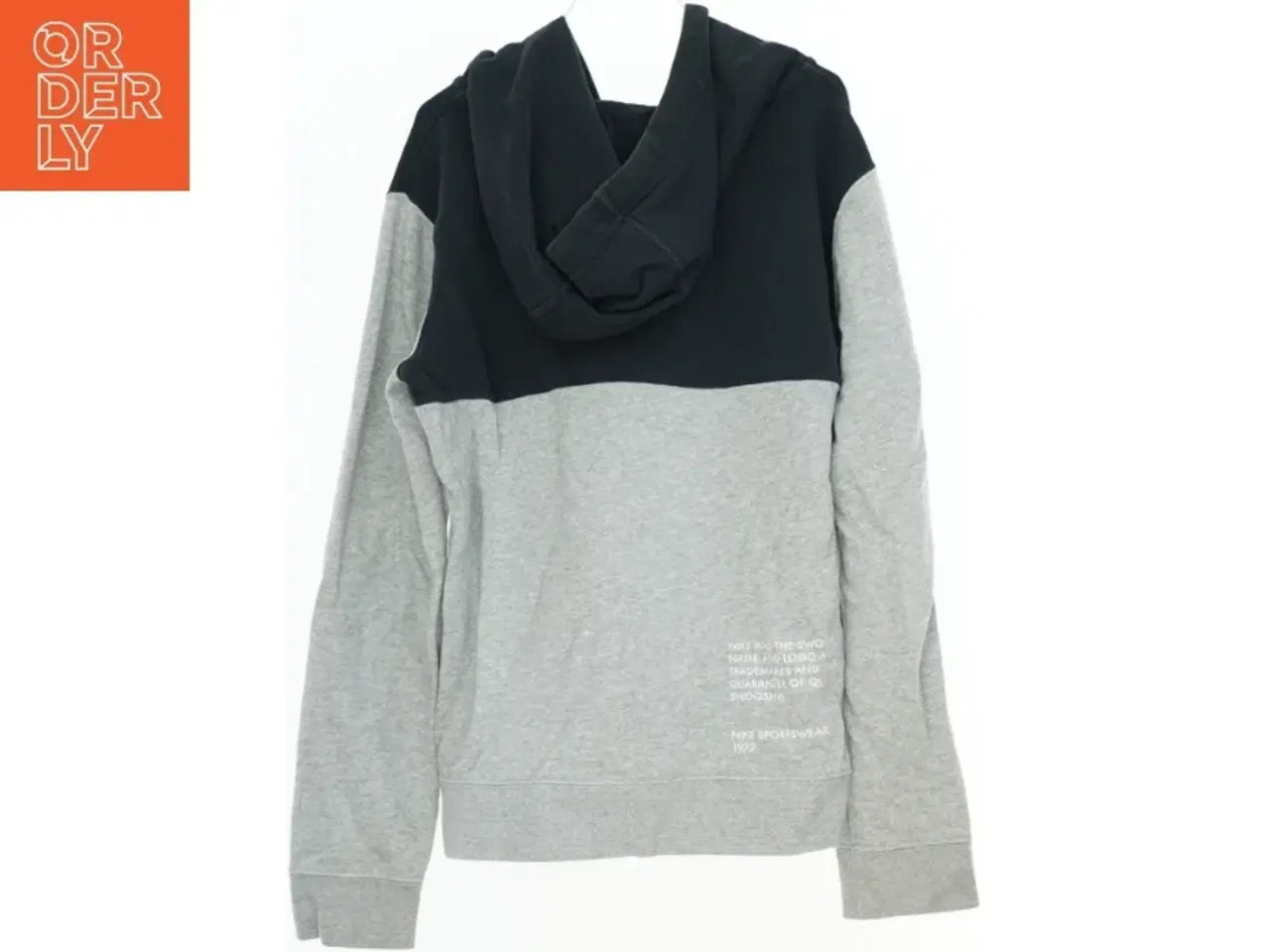 Billede 2 - Nike hættetrøje i grå og sort fra Nike (str. L)