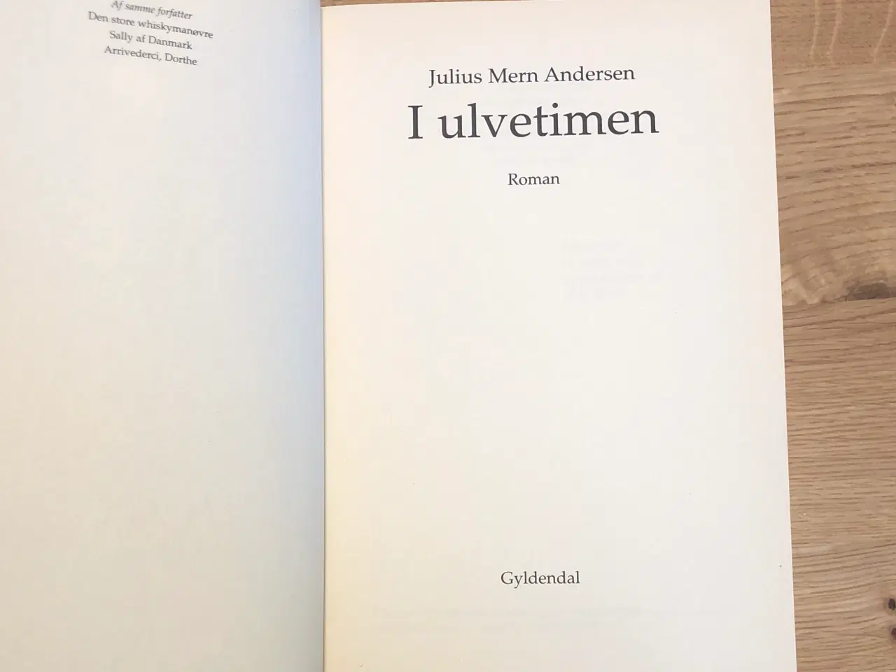 Billede 2 - Julius Mern Andersen: I ulvetimen