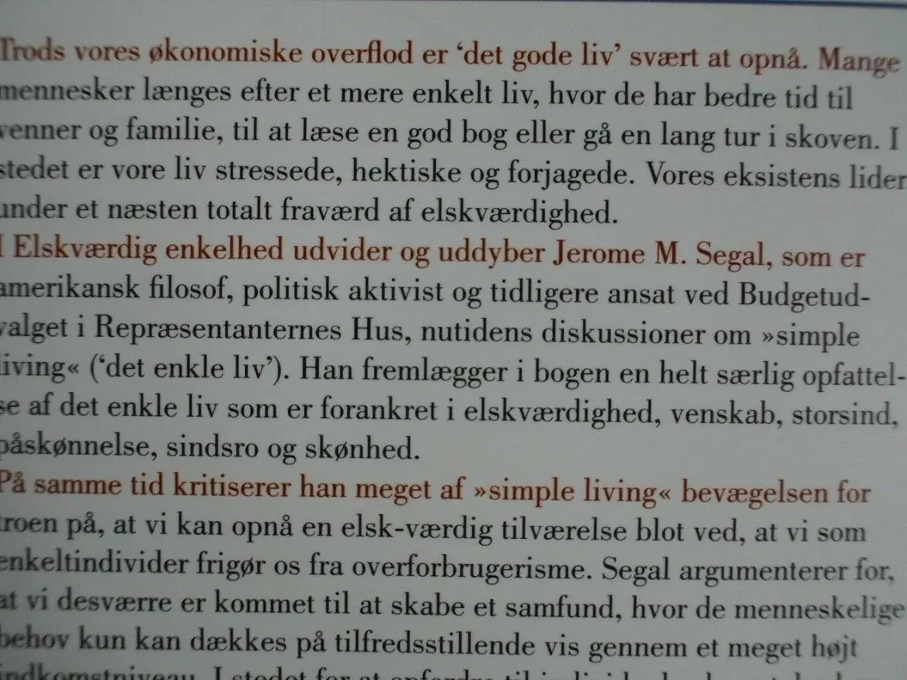 Billede 2 - elskværdig enkelhed - mod en filosofi og politik ,