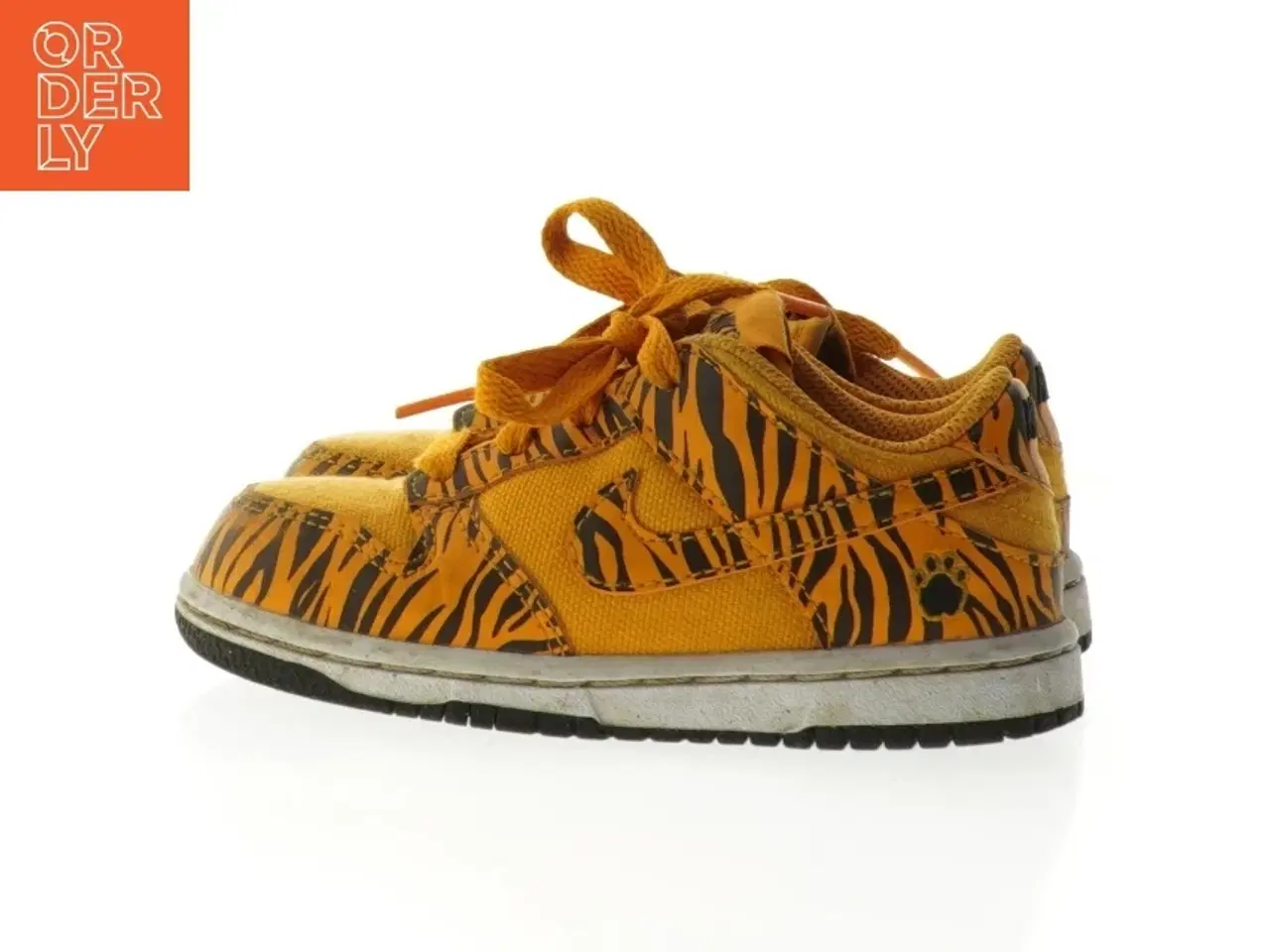 Billede 1 - Gule sneakers med tigerprint fra Nike (str. 25)