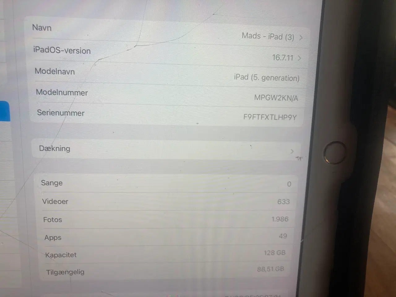 Billede 1 - iPad 5 generation (9,7”) 2017