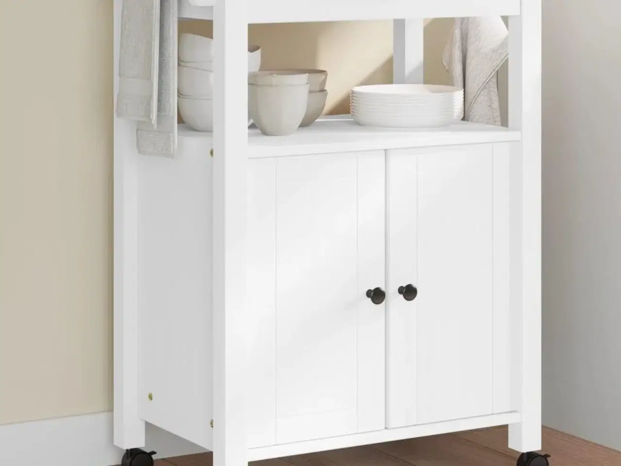 Billede 1 - Køkkenvogn MONZA 60x40x90 cm massivt fyrretræ