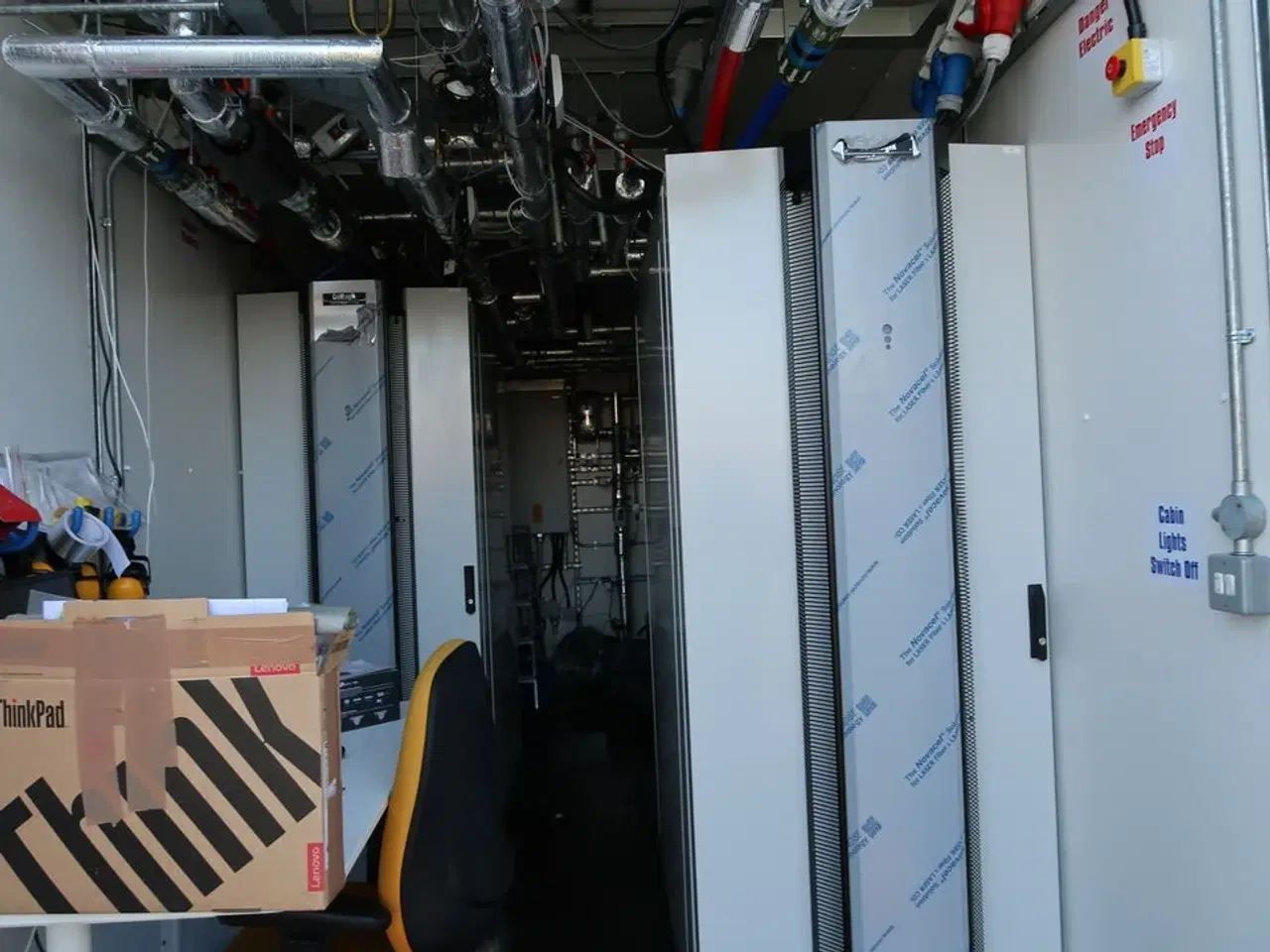 Billede 67 - 20 fods isolering container indrettet som testcenter af overskudsvarme (læs beskrivelse)