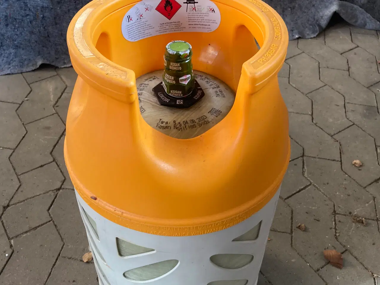 Billede 1 - Gasflaske letvægts 10kg, incl gas.