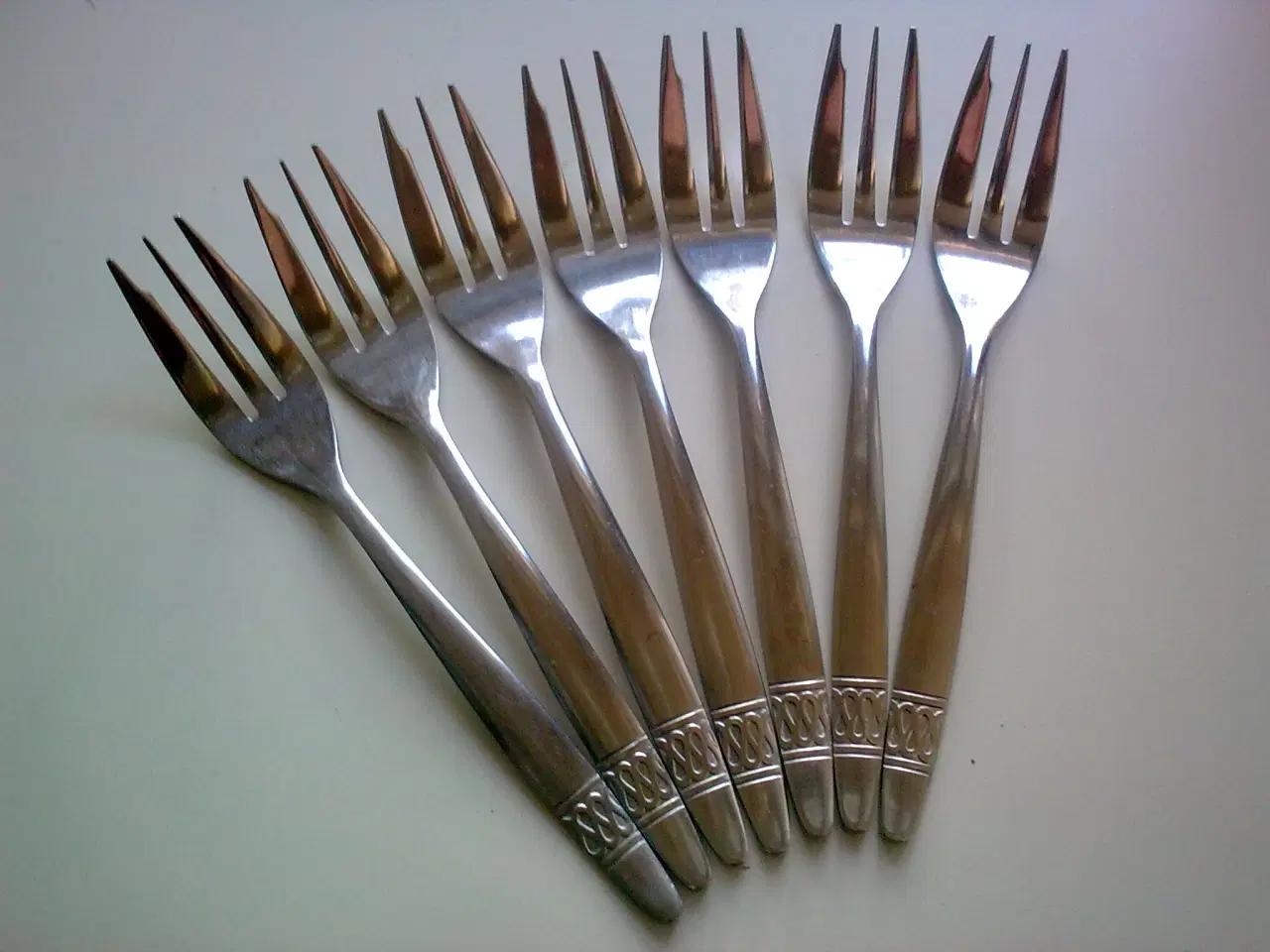 Billede 20 - Konge dronning kagegafler 7 el. 3x sødt/surt