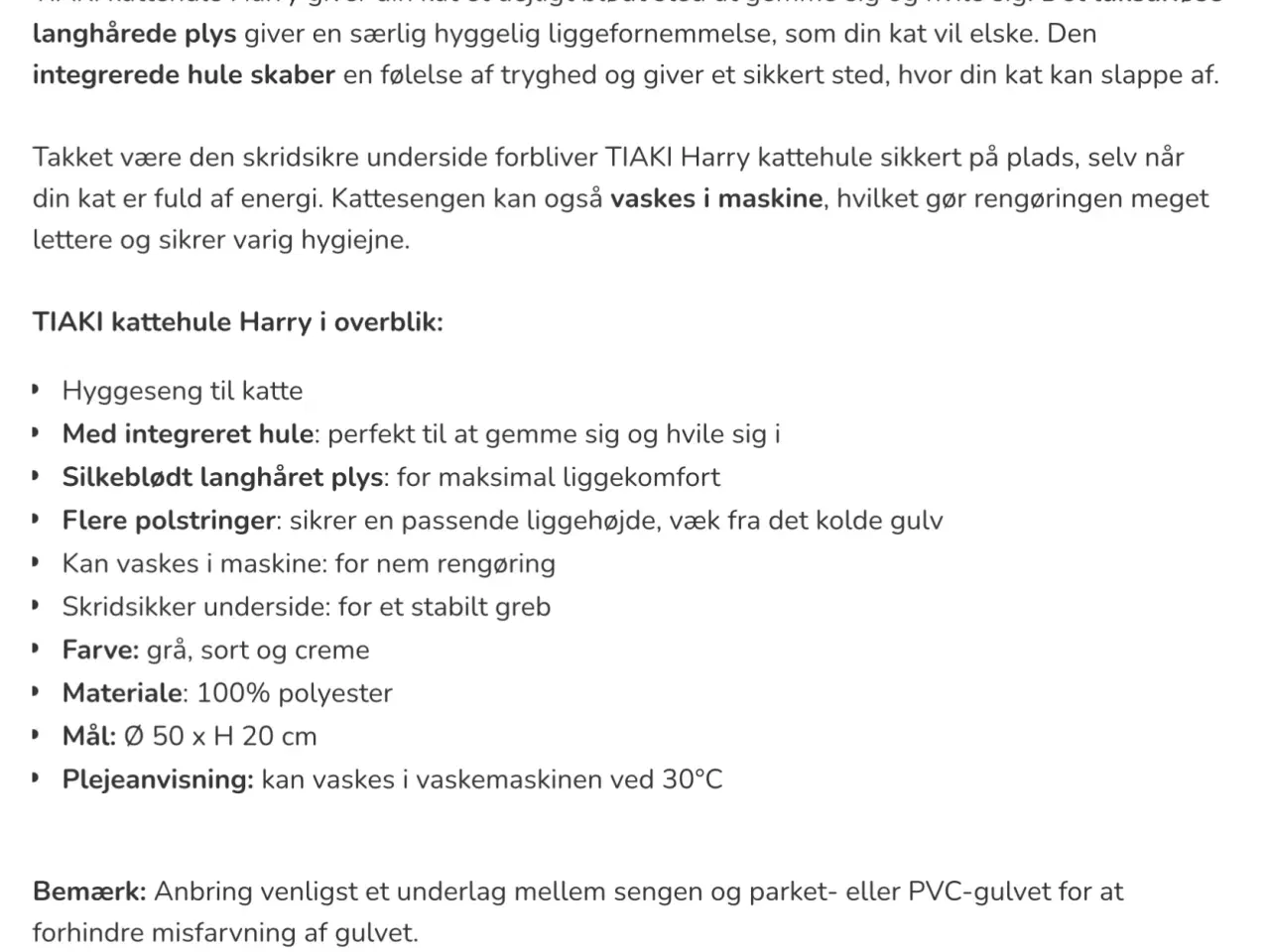 Billede 3 - Kattehule sort plys