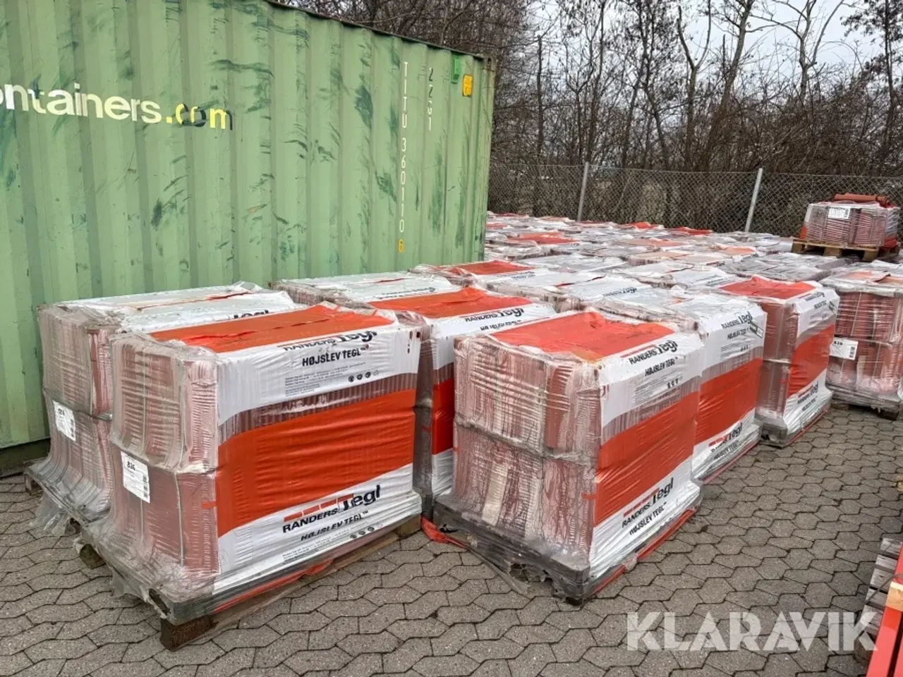 Billede 1 - Teglsten 26 paller a 210 styk Randers Tegl stor Hillerød fals rød