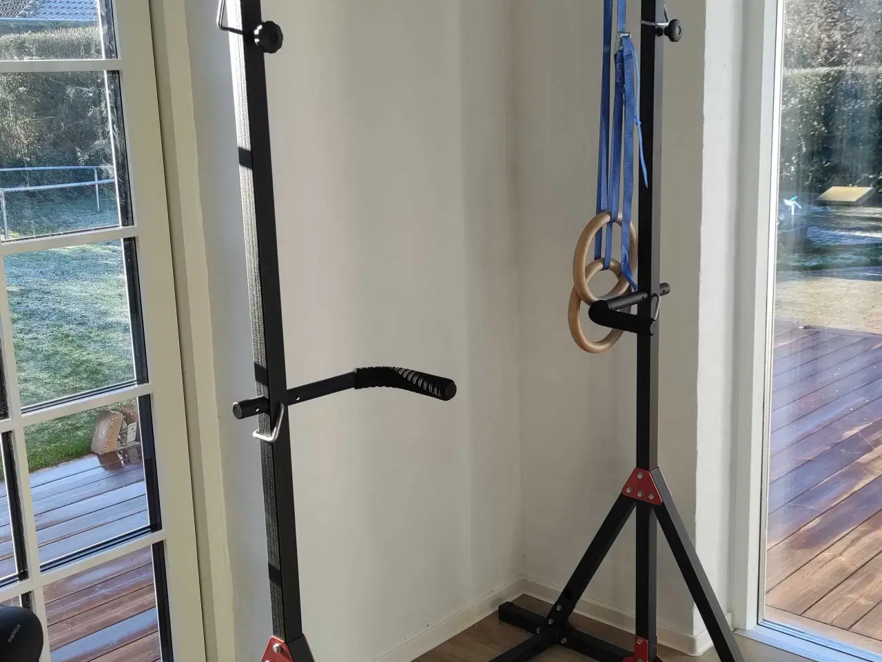 Billede 1 - Træningsstativ med dips. Pull up og dip station, j