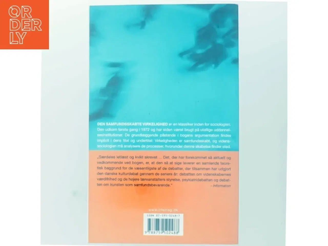Billede 3 - Den samfundsskabte virkelighed : en videnssociologisk afhandling (Bog)