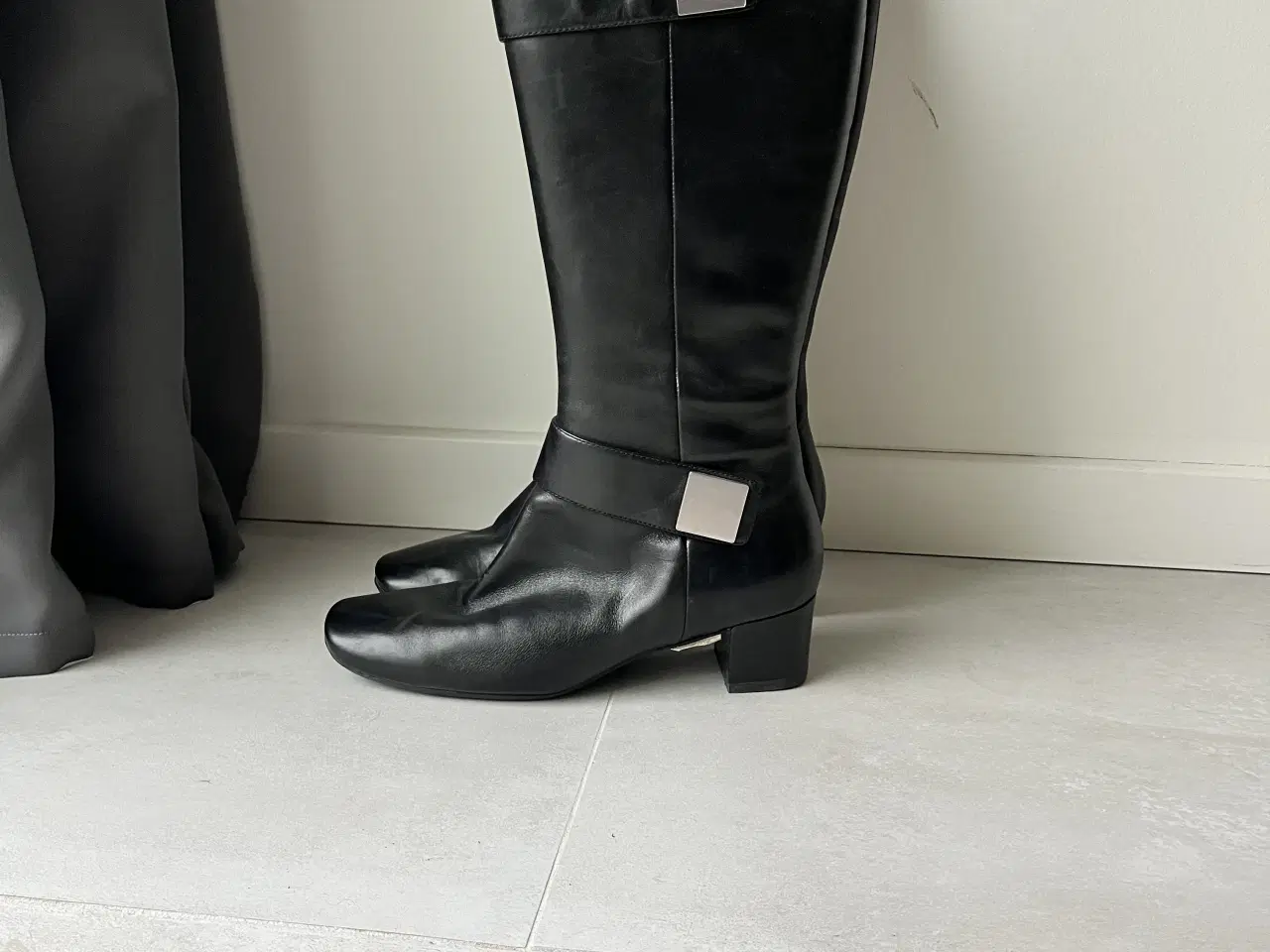 Billede 4 - Nye Ecco læderstøvler med hæl str 38