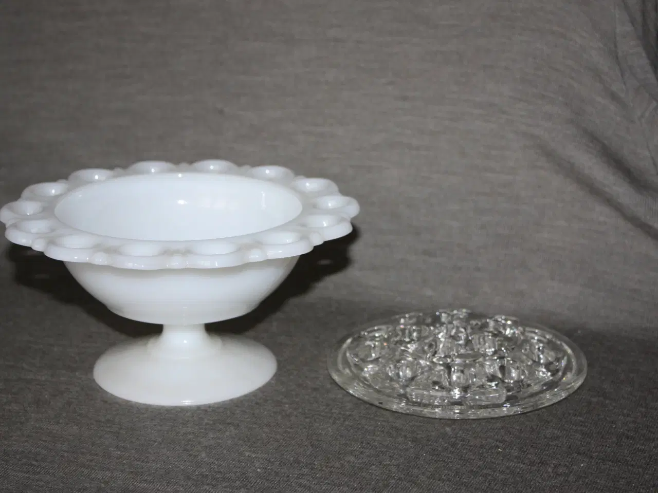 Billede 8 - Gammel glas Flower frog / blomsterstager 