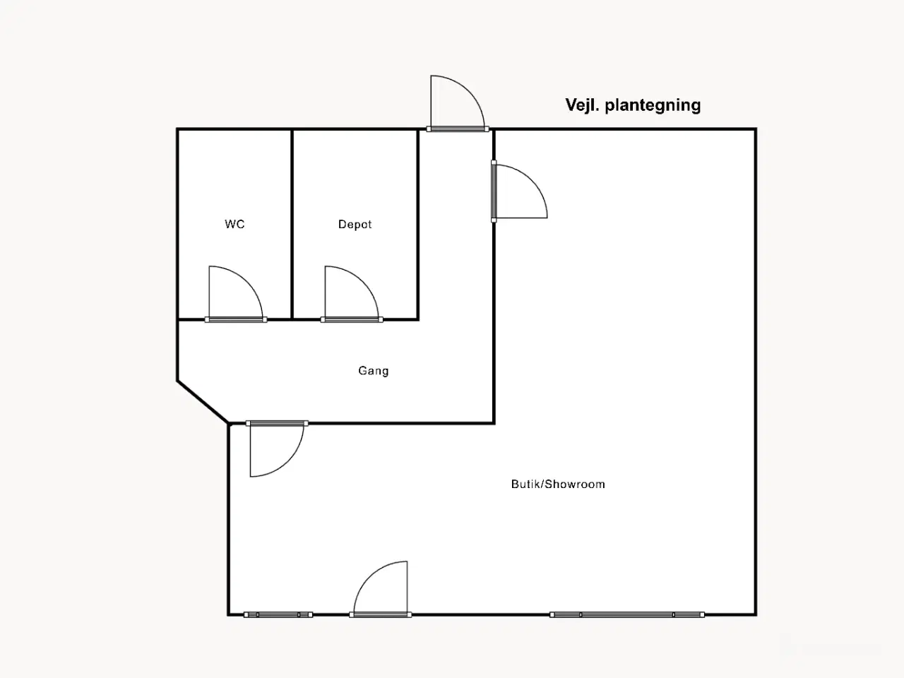 Billede 6 - Erhverv til kontor, butik, klinik eller lign.