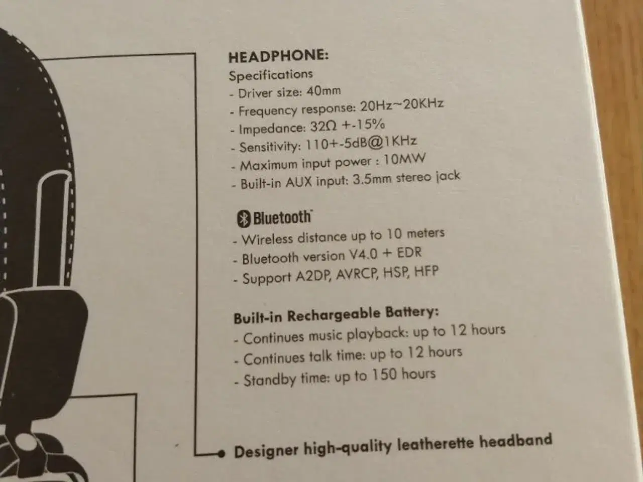 Billede 3 - Bluetooth headset HI-FI