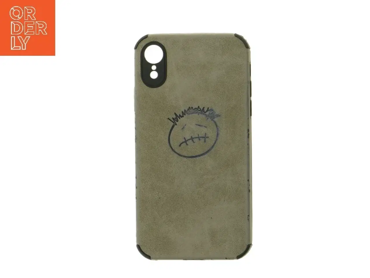 Billede 1 - Brugt iPhone-cover med tegning (str. 16,5 x. 9 cm)