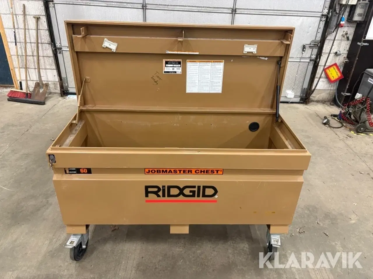 Billede 9 - Opbevaring/værktøjs kasse Rigid 60R med lås og nøgle