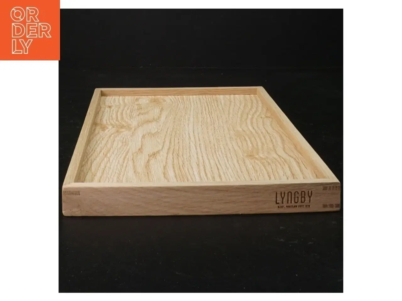 Billede 3 - Træbakke fra Lyngby (str. 31 x 20 cm)