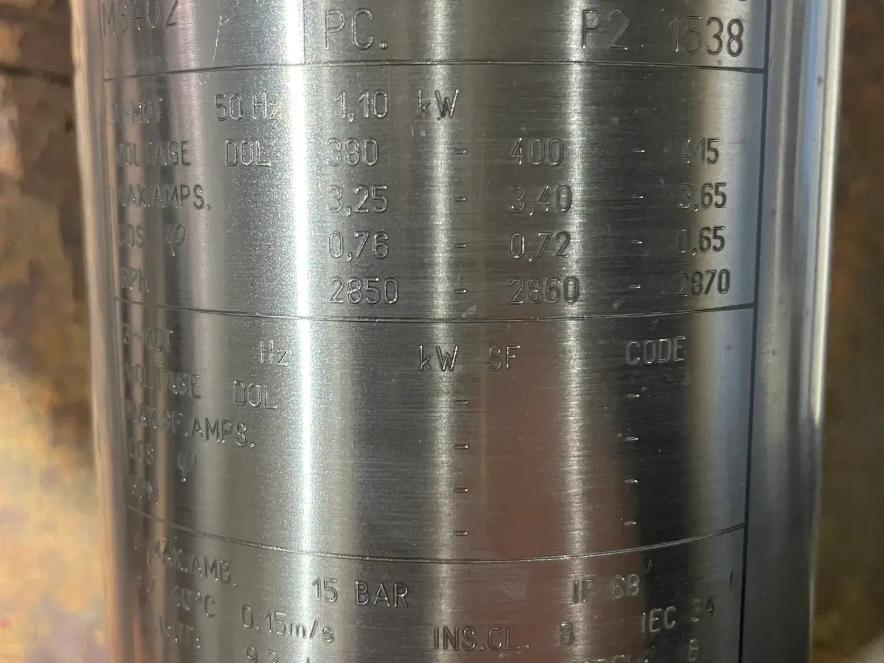 Billede 5 - Grundfoss SP 17-2 dykpumpe.