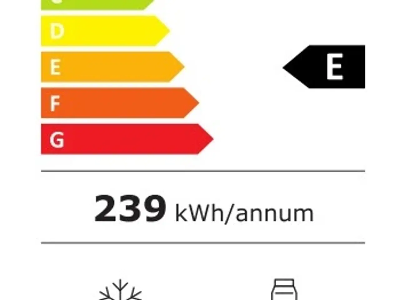 Billede 3 - Gram KF411864 N/1 Kølefryseskab BRUGT