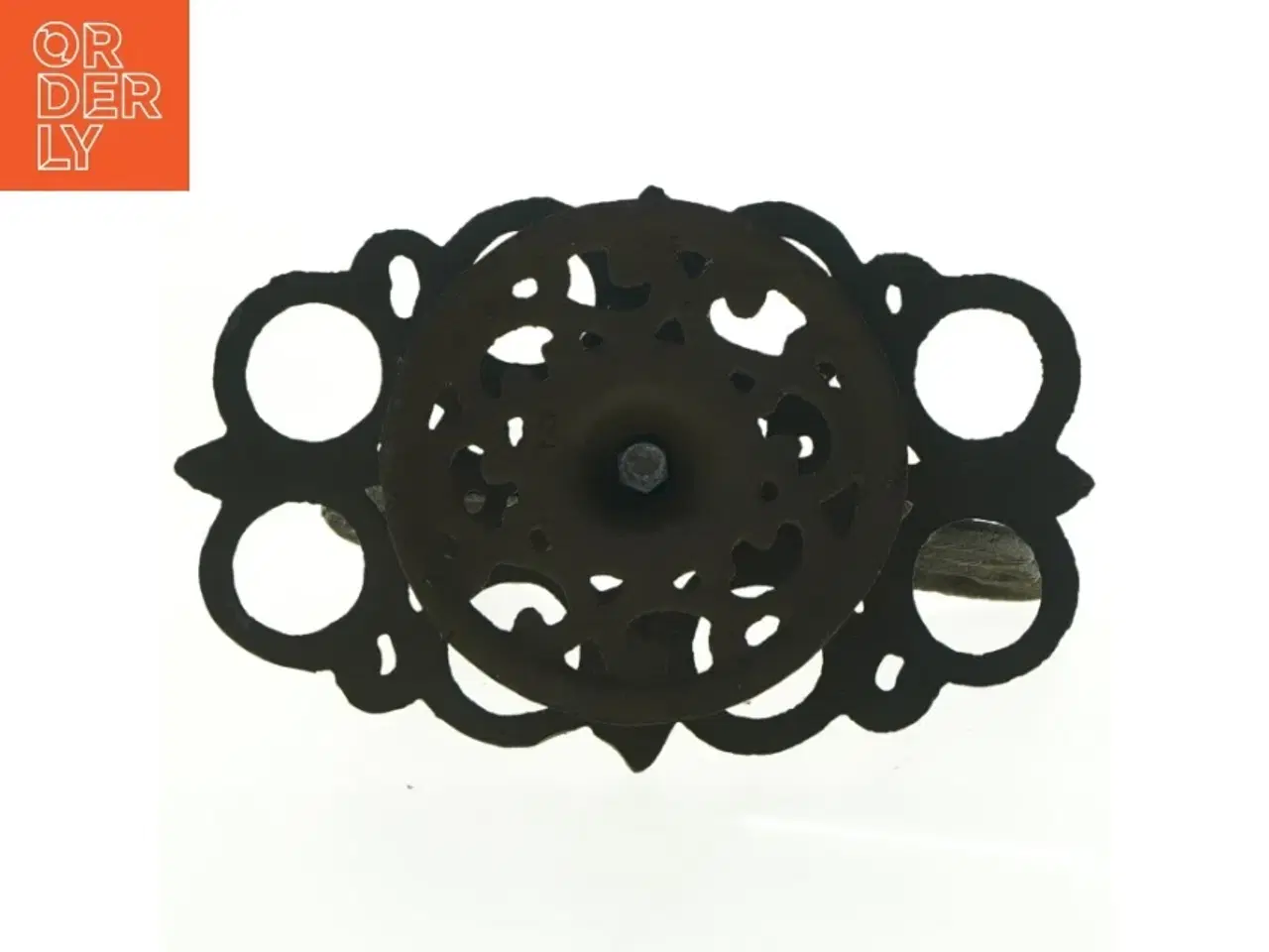 Billede 2 - Fransk Vintage Støbejerns Høne æggeholder (str. 19 x 17 cm)