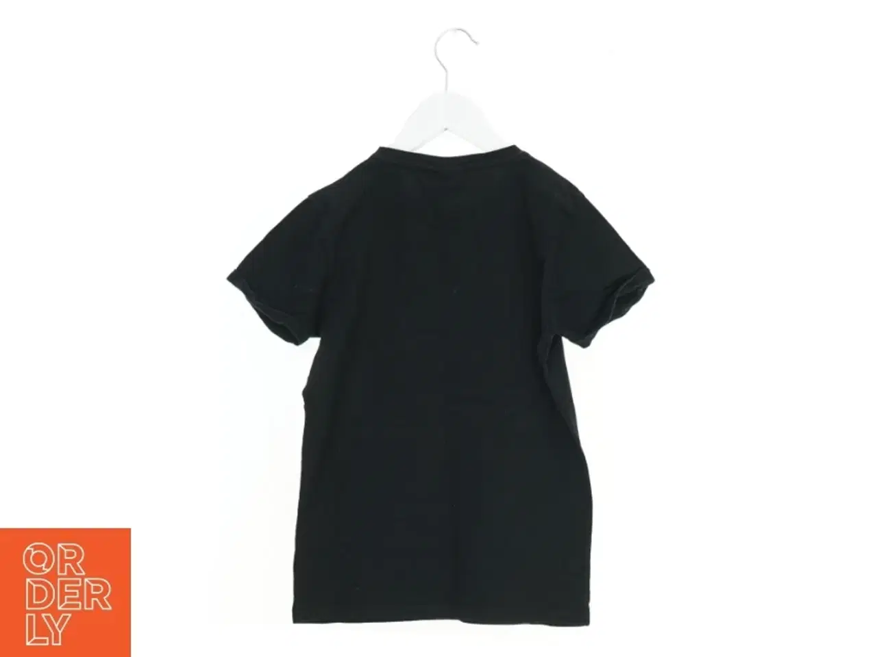 Billede 2 - Sort t-shirt med guld &#39;DISCO&#39; print fra Petit (str. 140)