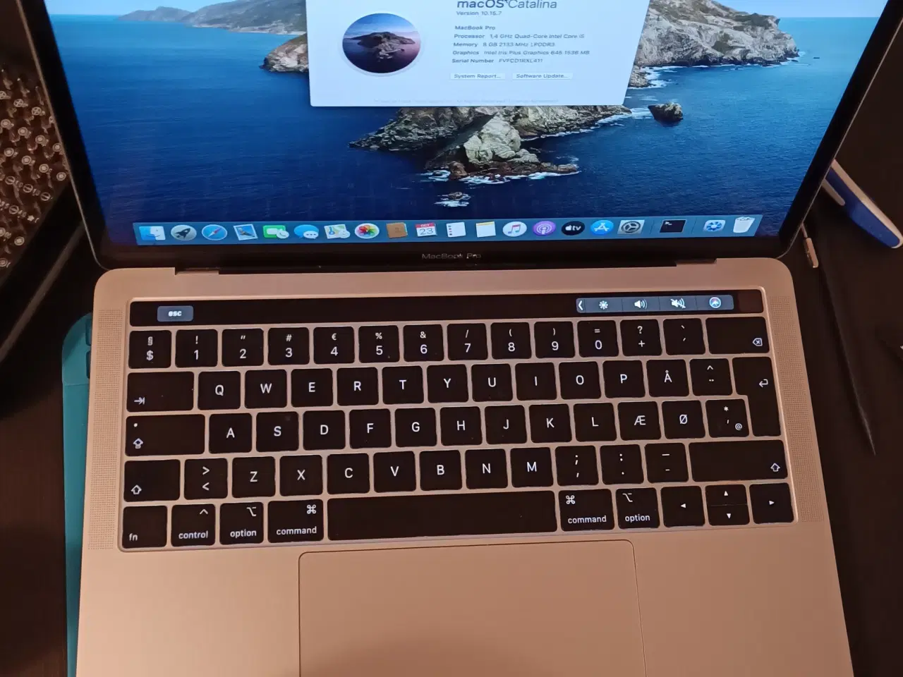 Billede 1 - MacBook Pro 2019 touch bar Intel model perfekt 