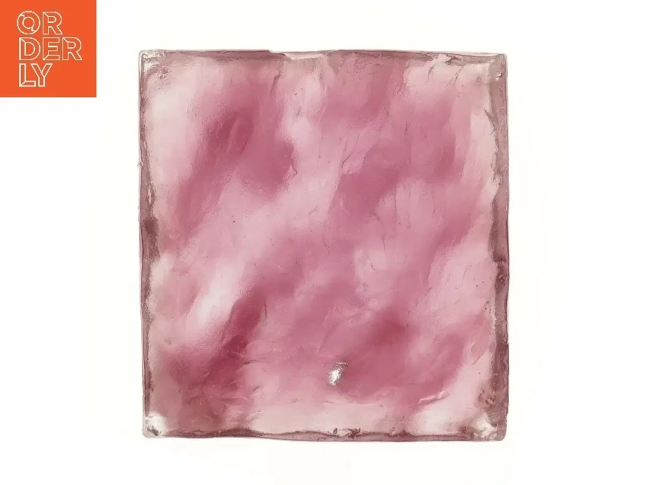Billede 3 - Lilla glasdekorationsobjekt (str. 22,5x21,5 cm)