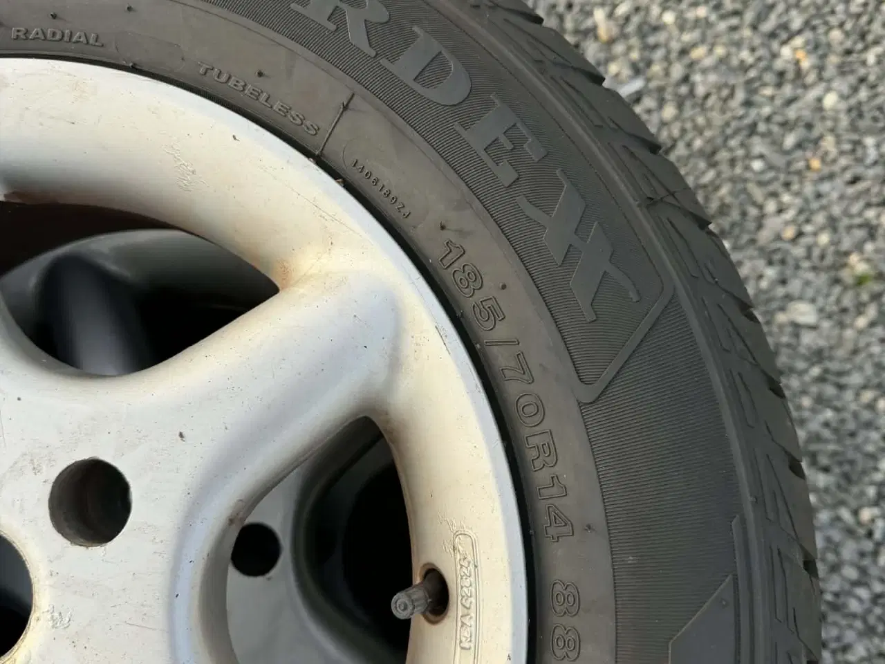 Billede 1 - 14" Alufælge passer til Honda med sommerdæk