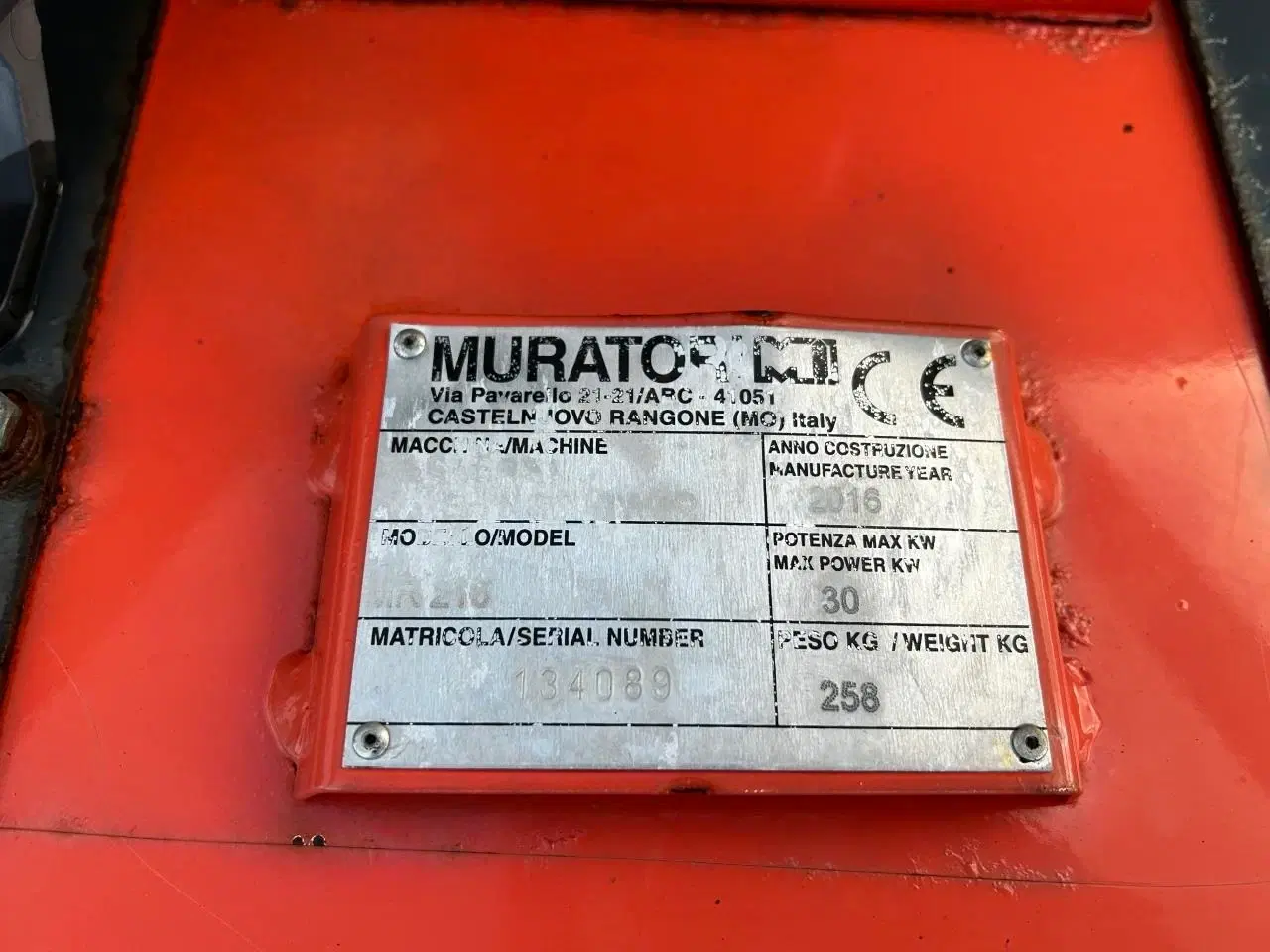 Billede 5 - Muratori 210 CM M. PTO