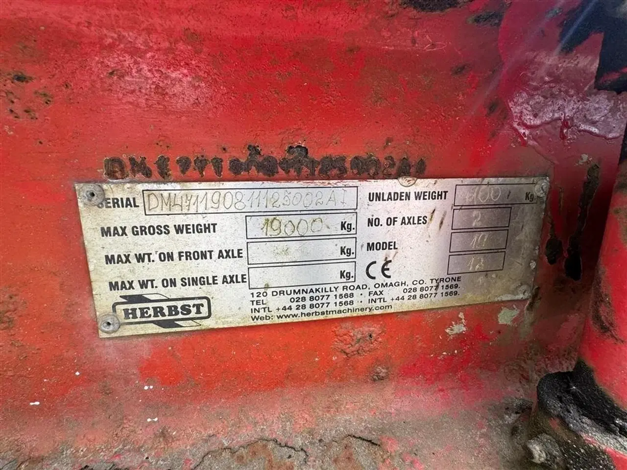 Billede 11 - Herbst 19 TON MASKINTRAILER