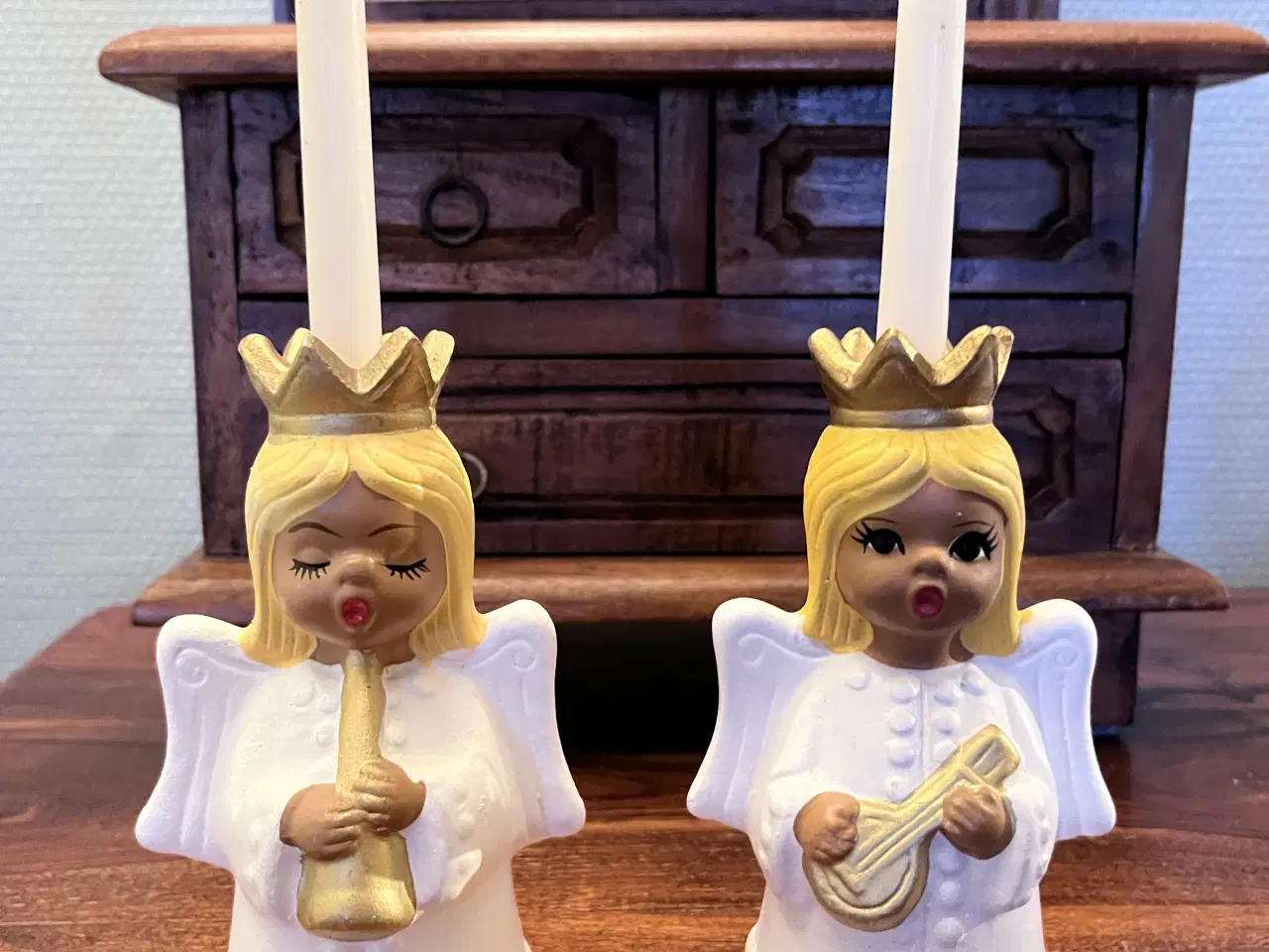 Billede 1 - Gamle engle stager fra Daells varehus.