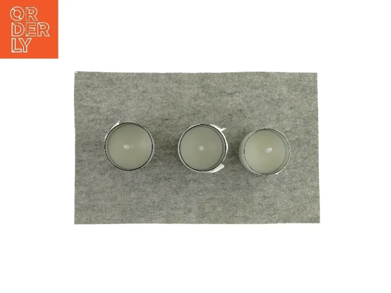 Billede 4 - LED vokslys 3 styk (str. HØ: 10 x 12,5 og 15 x7,5)