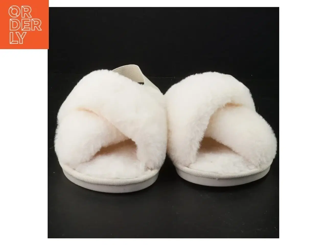 Billede 3 - Hvide plyssandaler fra Rosemunde (str. 38 til 39)