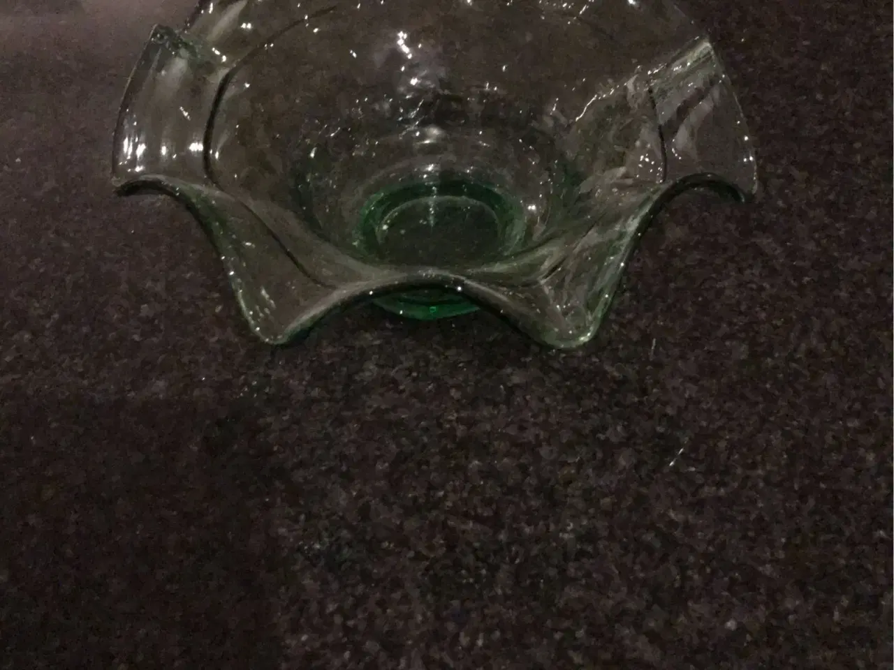 Billede 7 - Glas skål grøn
