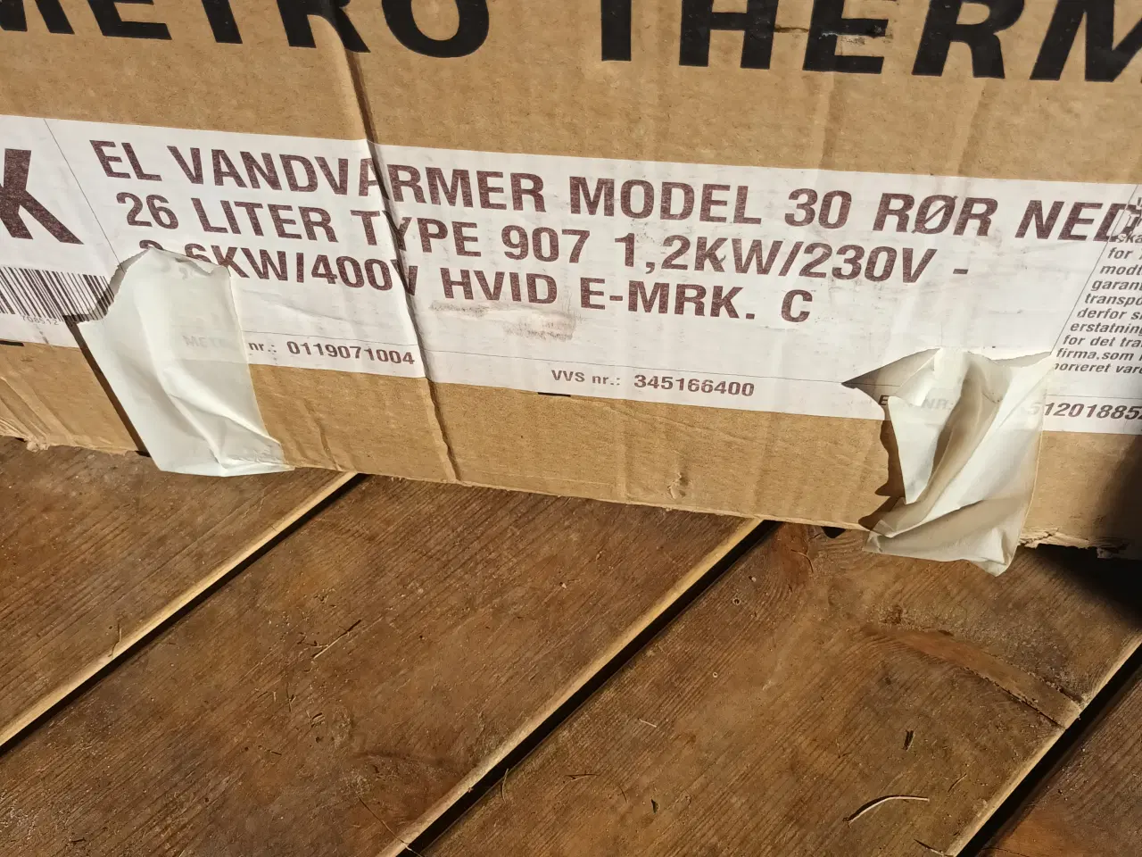 Billede 4 - Metro el vandvarmer