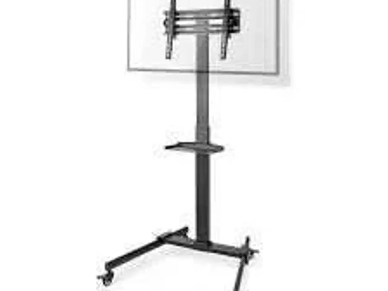 Billede 2 - Nedis TV Stander 32-55" med Hylde og Hjul (35kg) Sort
