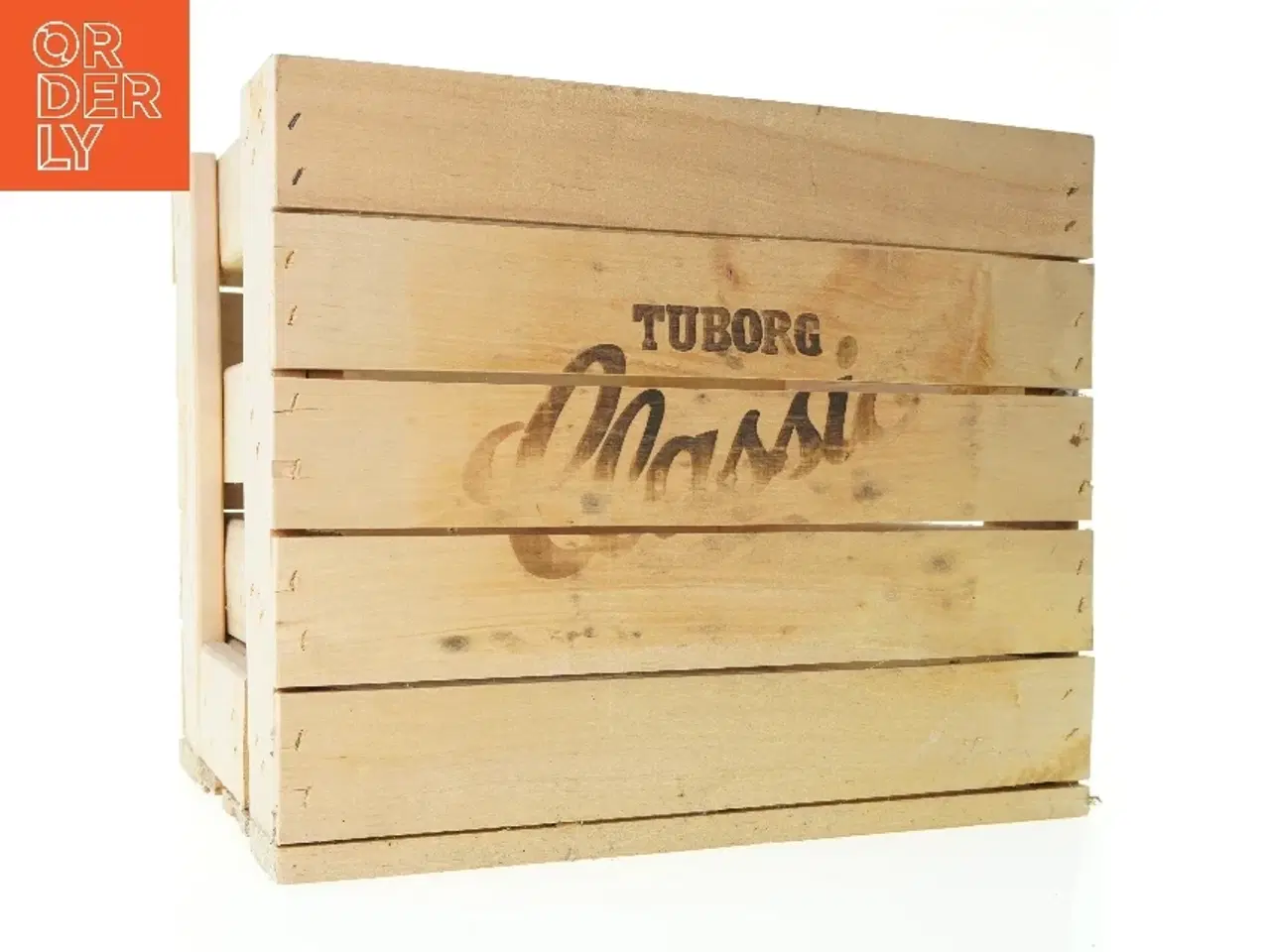 Billede 1 - Tuborg Classic ølkasse i træ fra Tuborg (str. 45 x 30 x 37 cm)