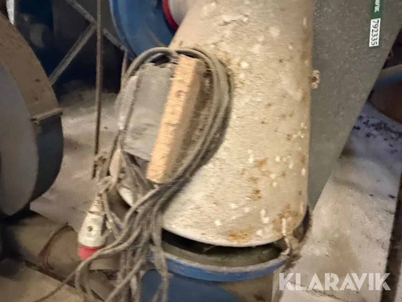 Billede 7 - Suge/ trykblæser Kongskilde TRL 150 med kornrenser