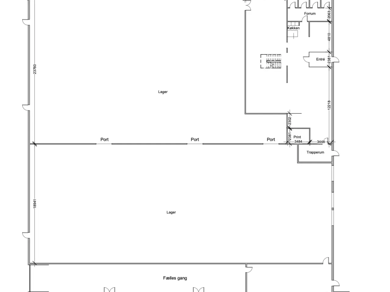 Billede 17 - Højloftet 1769 m2 lagerhal med ramper porte samt 525 m2 lækkert kontor