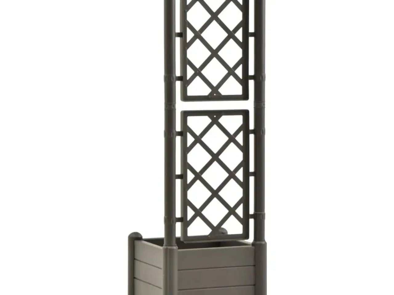 Billede 5 - Plantekasse med espalier 43x43x142 cm PP antracitgrå