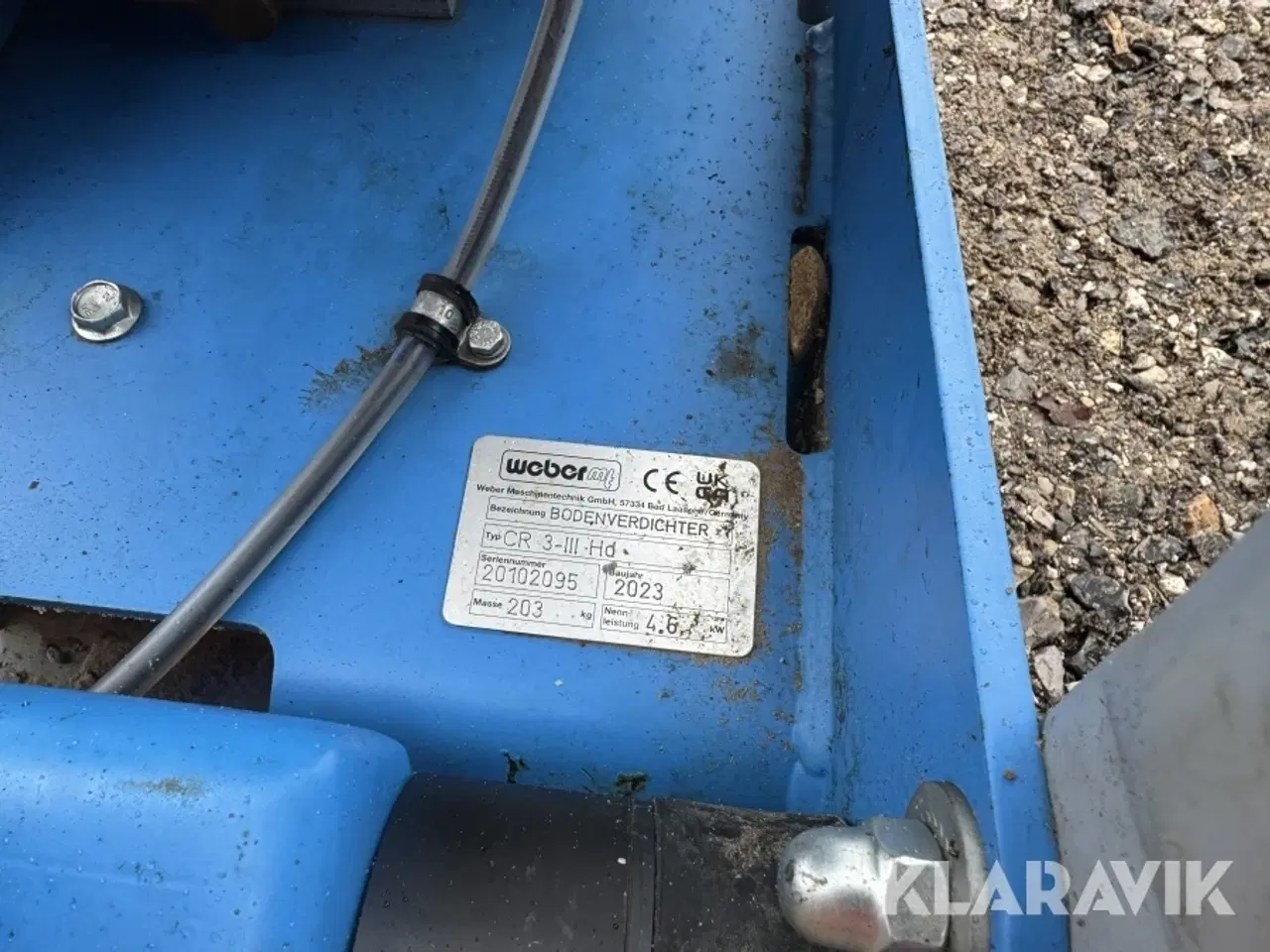 Billede 10 - Pladevibrator Weber CR3